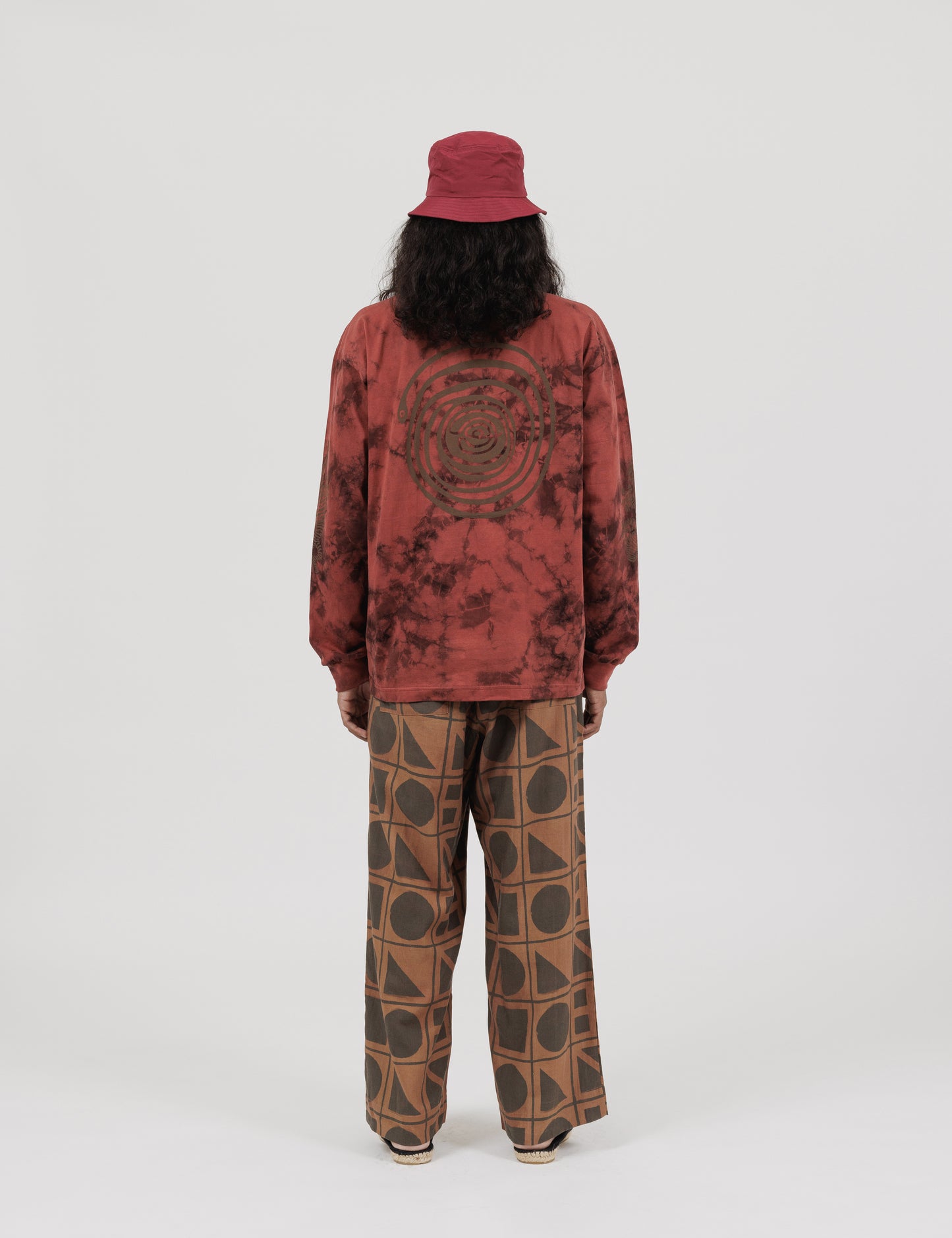 Ouroboros Long Sleeve T-Shirts (Sappan)