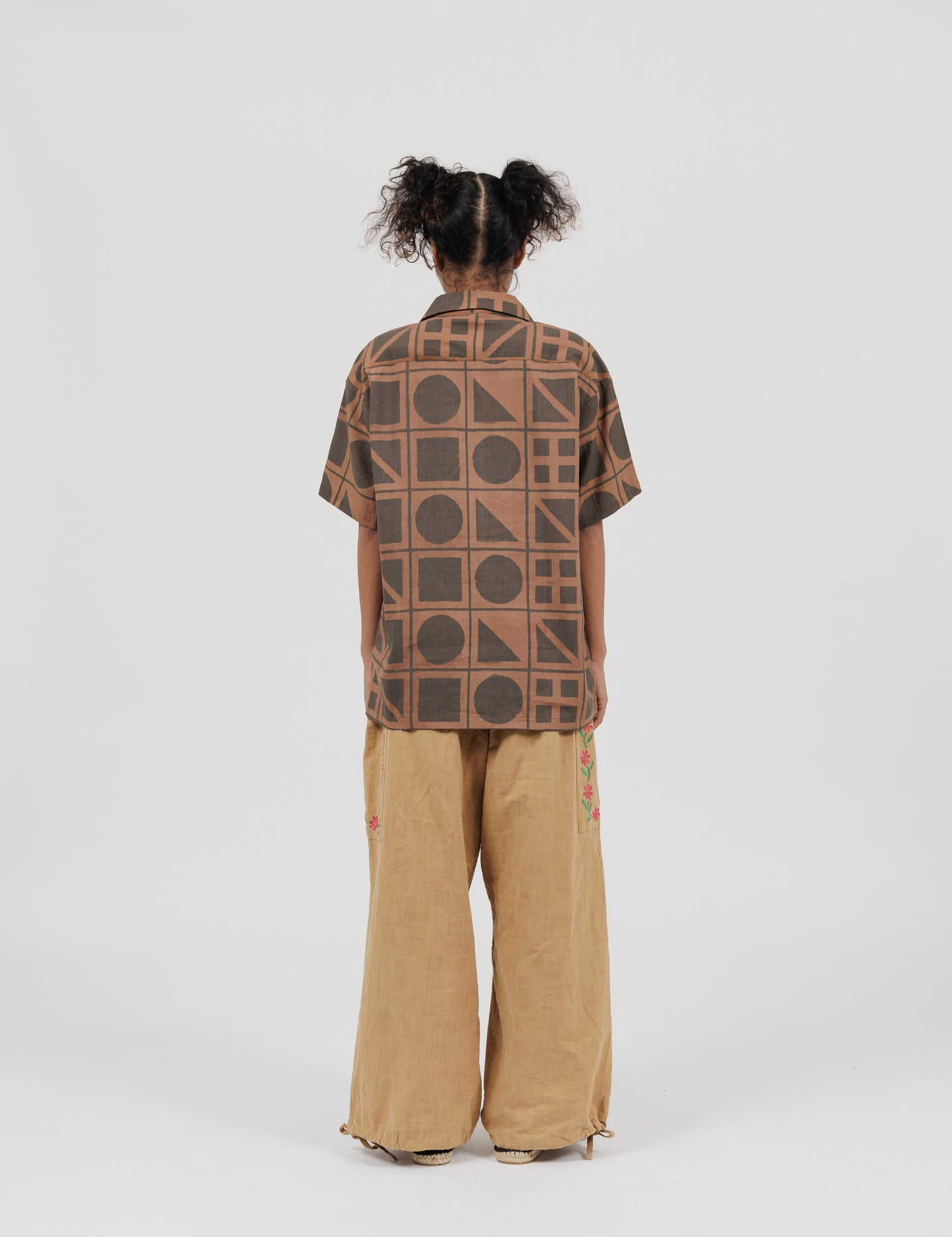 Embroidered Cargo Pants (Mango)