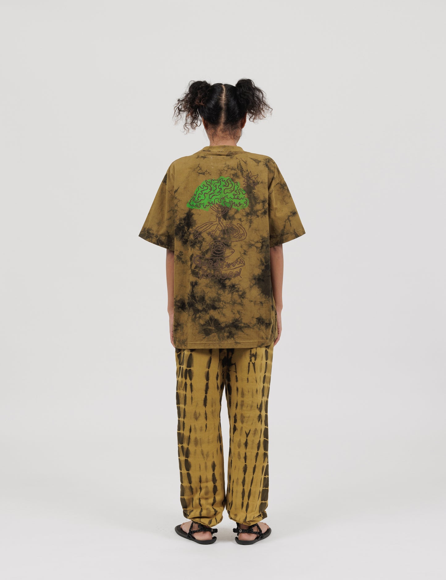 Peaceful Life Short Sleeve T-Shirts (Mango)