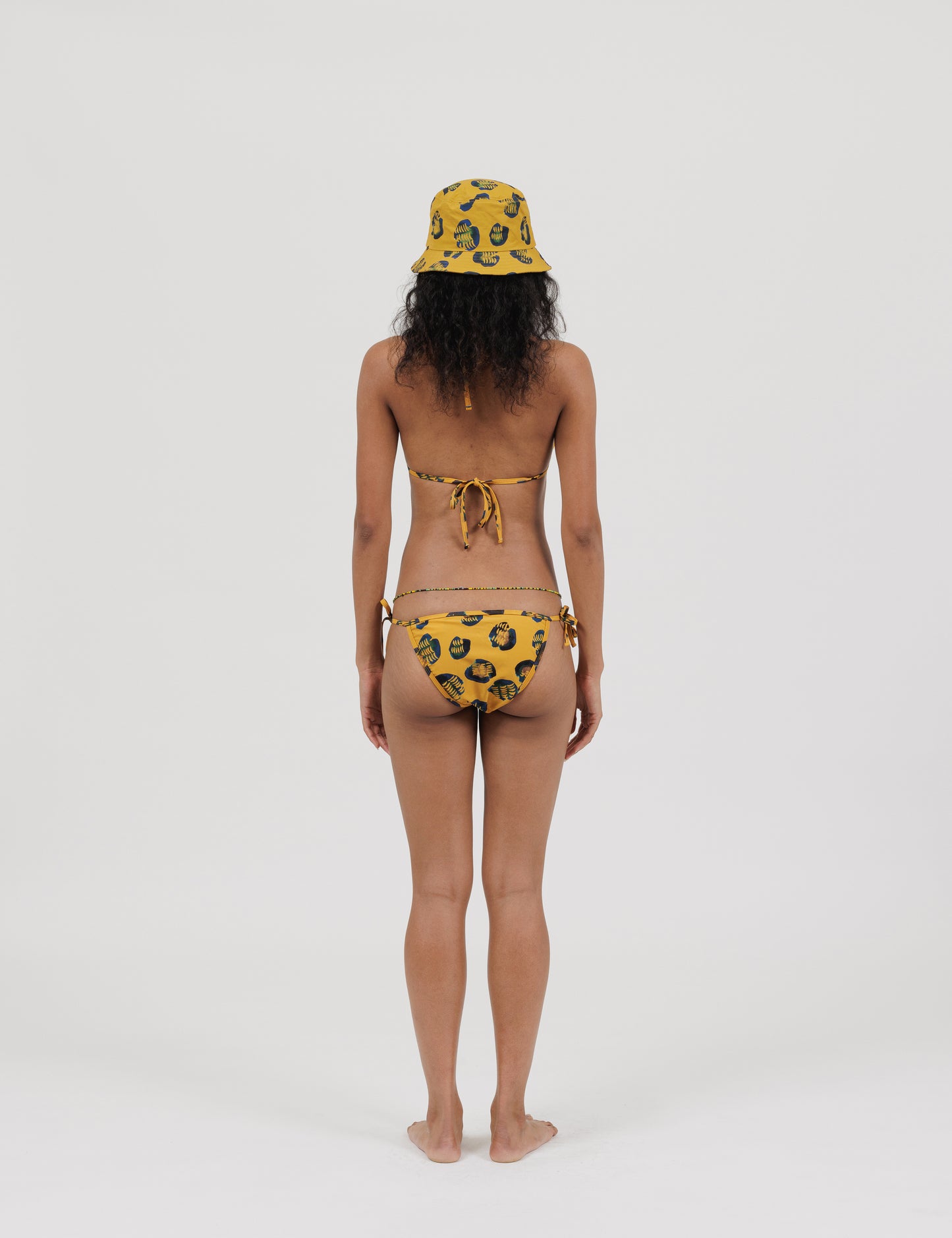Printed Bikini (Animal Mustard)