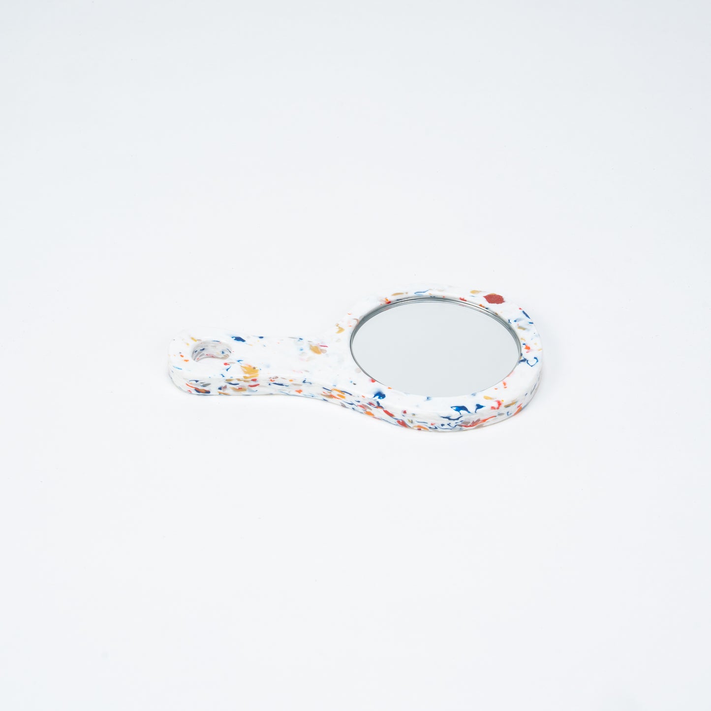 Flat Plastic Hand Mirror