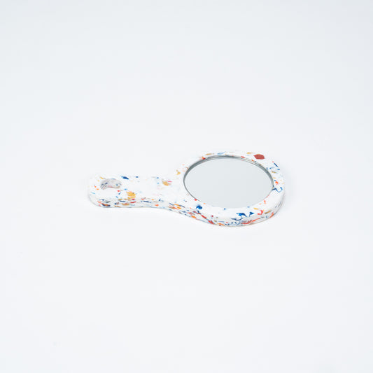 Flat Plastic Hand Mirror