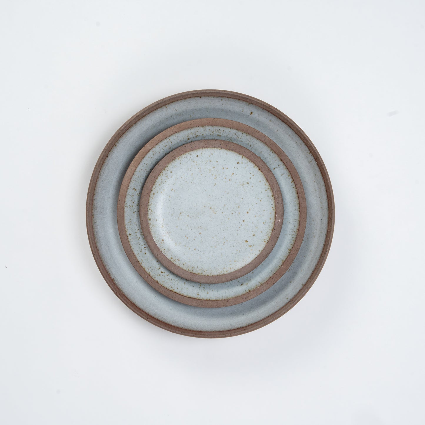 Broken Glaze Ceramic Large Plate
