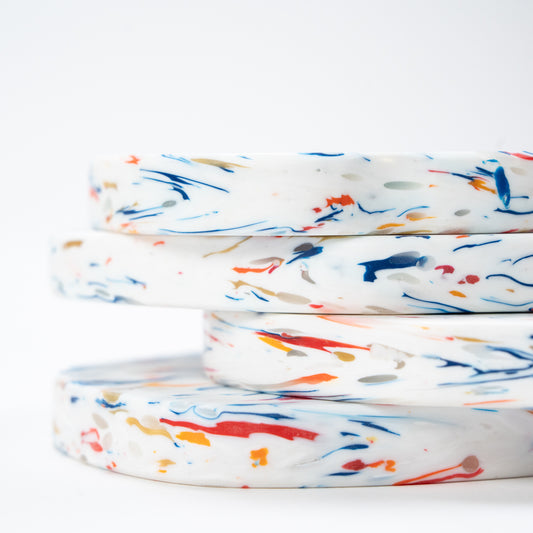 Flat Plastic Coaster