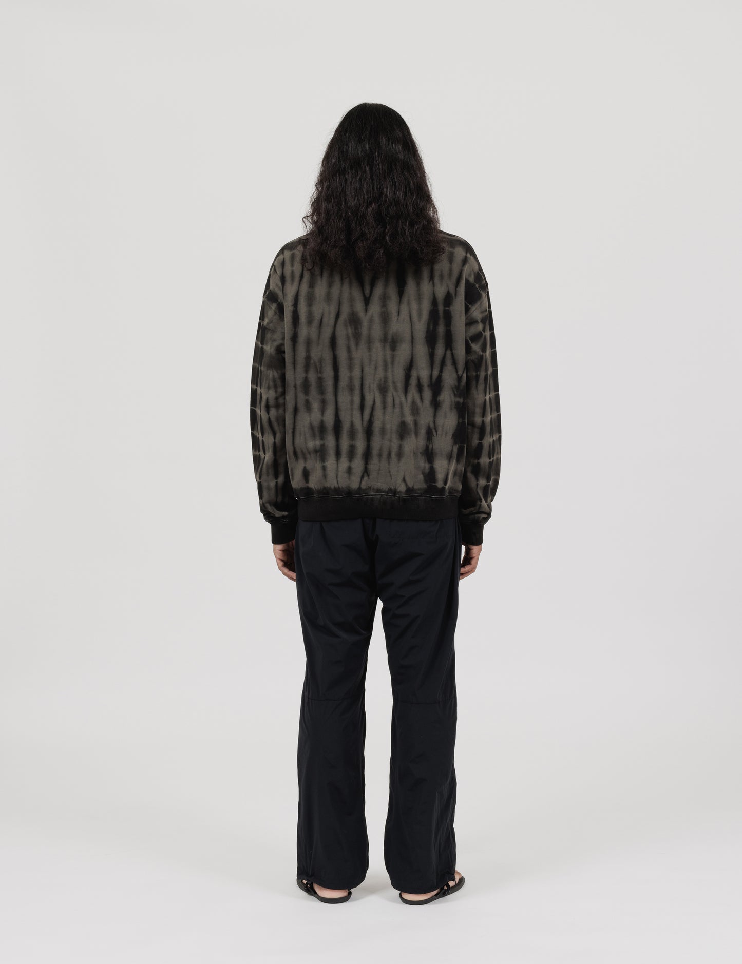 Tie Dye Crewneck Sweater (Black)