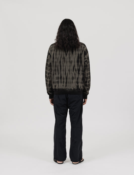 Tie Dye Crewneck Sweater (Black)