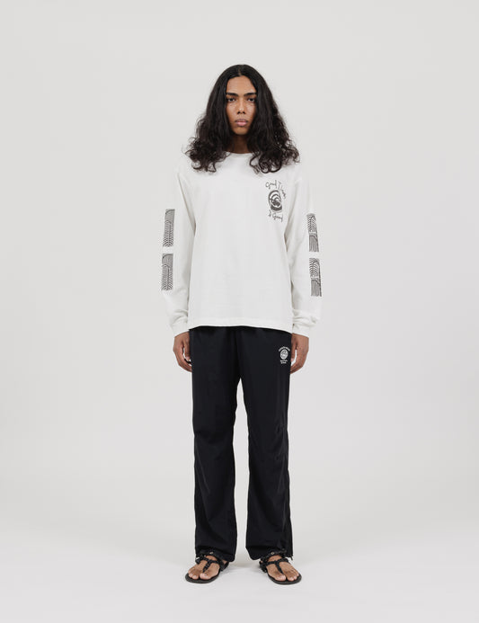 Chakra-Bli Made Long Sleeve T-Shirts (Off White)