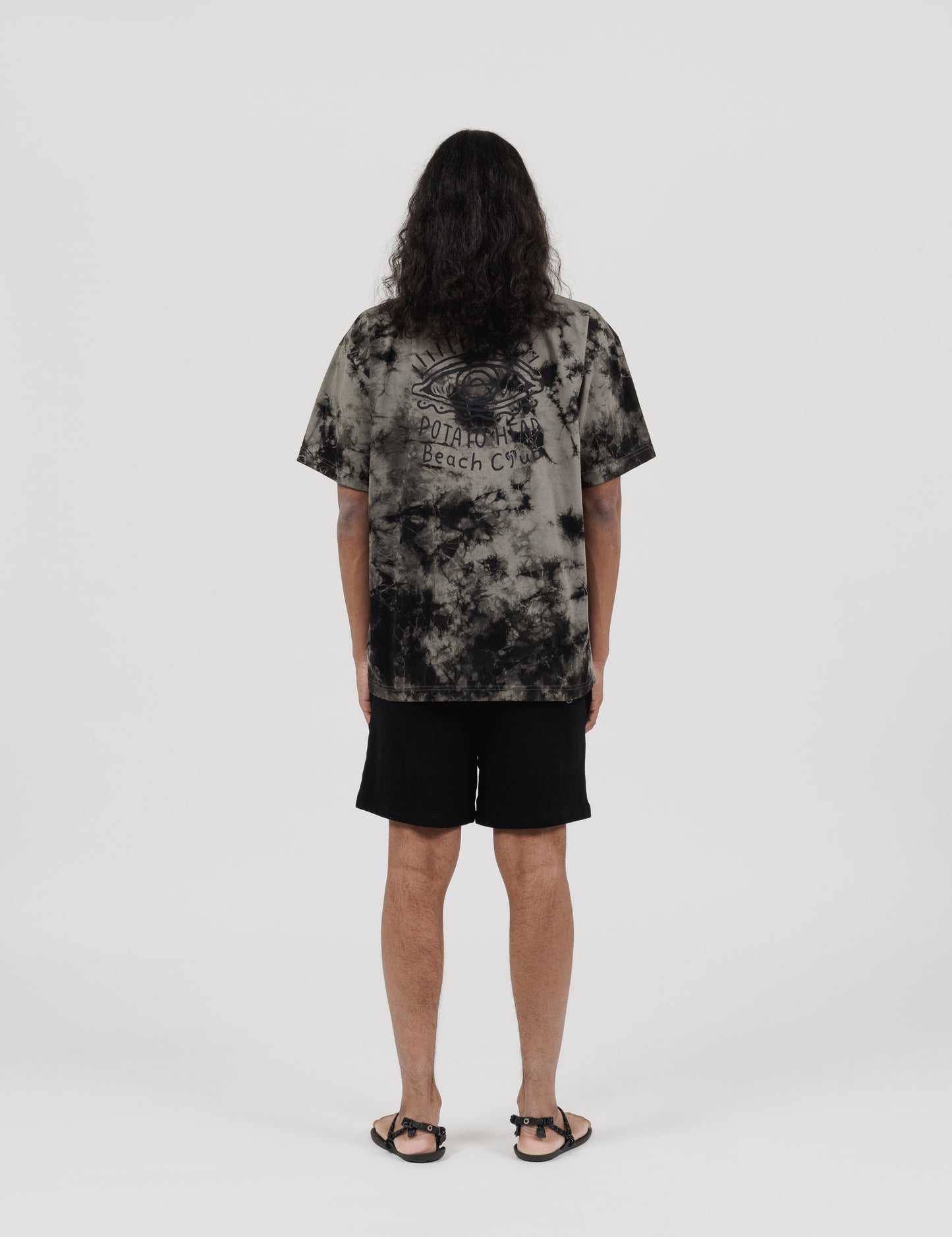Potato Head Beach Club Short Sleeve T-Shirts (White x Light Grey)