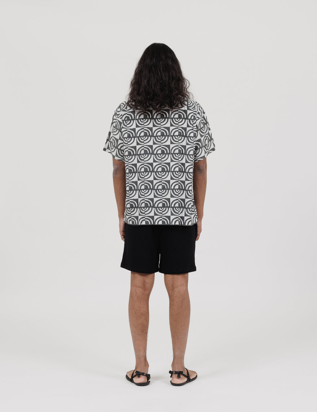 Monogram Block Print Short Sleeve Shirt
