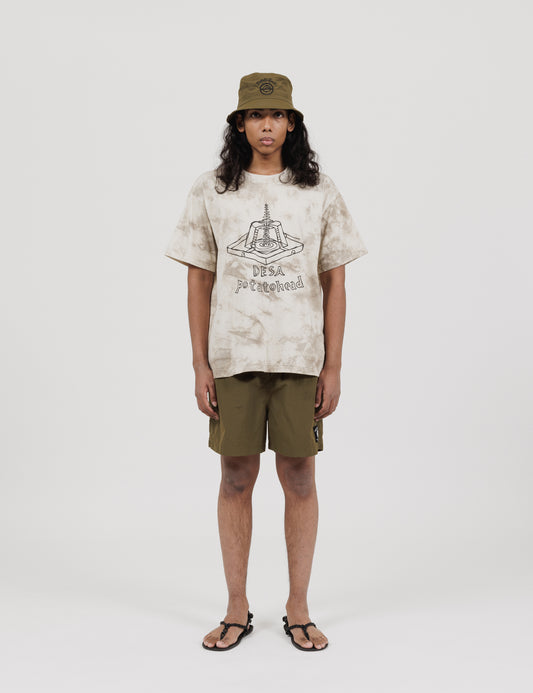 Desa Potato Head Short Sleeve T-Shirts (White x Light Grey)