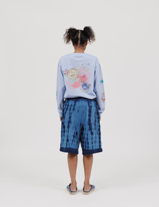 Eco Friends-Bli Made Long Sleeve T-Shirts (Watery)