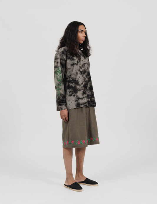 Seeds Of Life Long Sleeve T-Shirts (White x Light Grey)