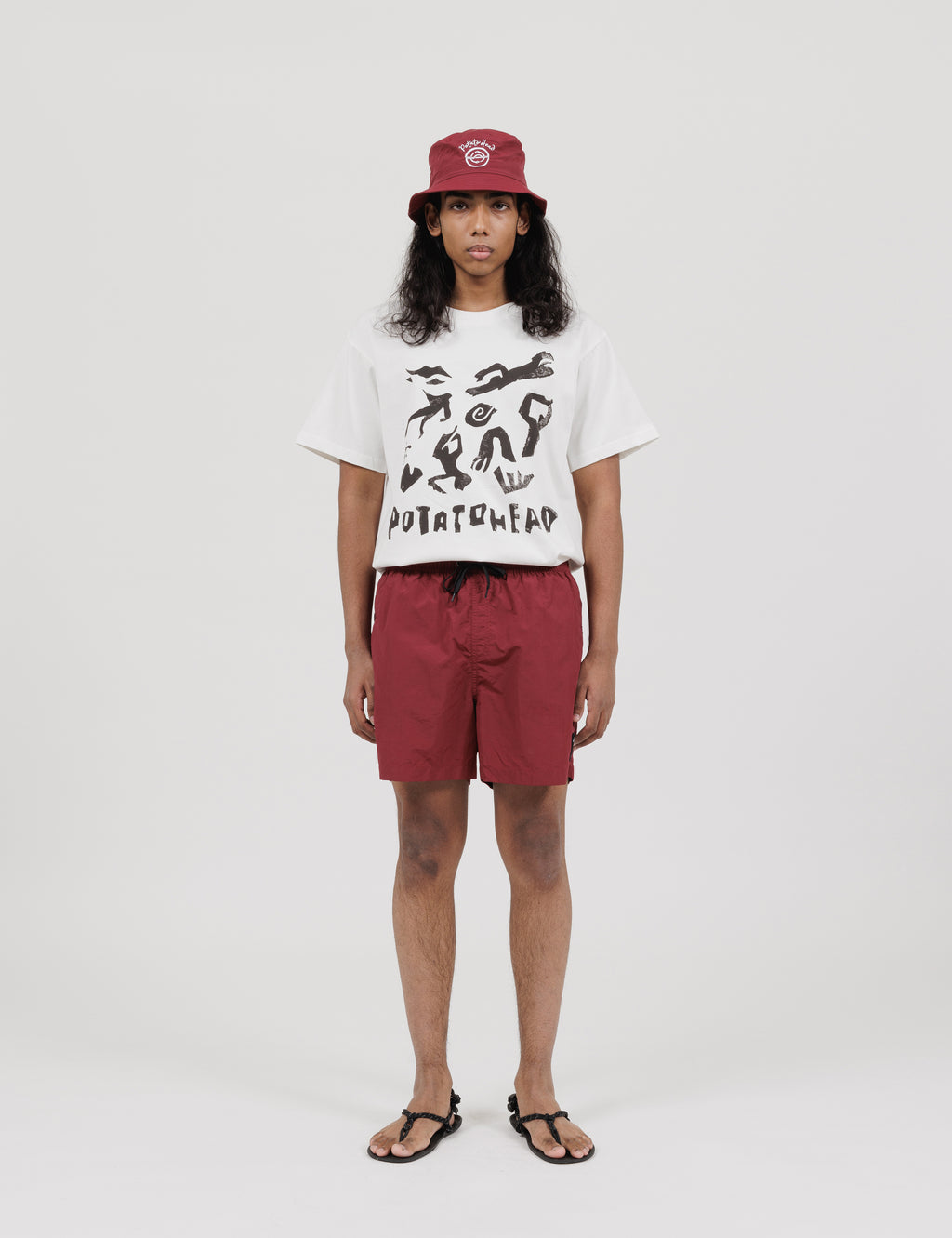 Swim Shorts (Bordeaux)
