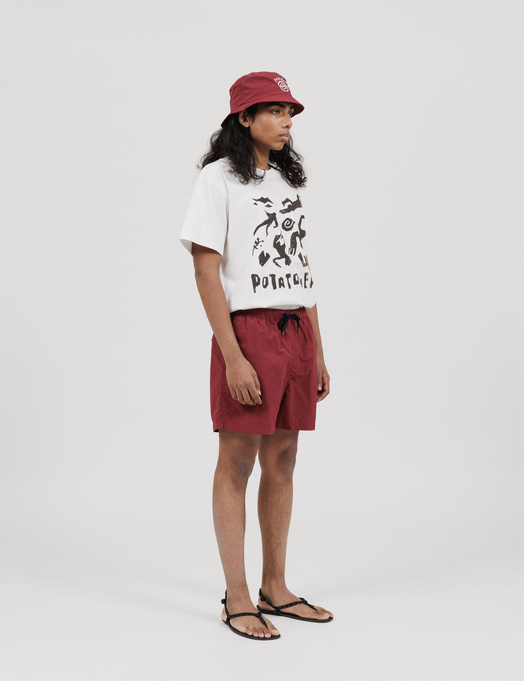 Swim Shorts (Bordeaux)