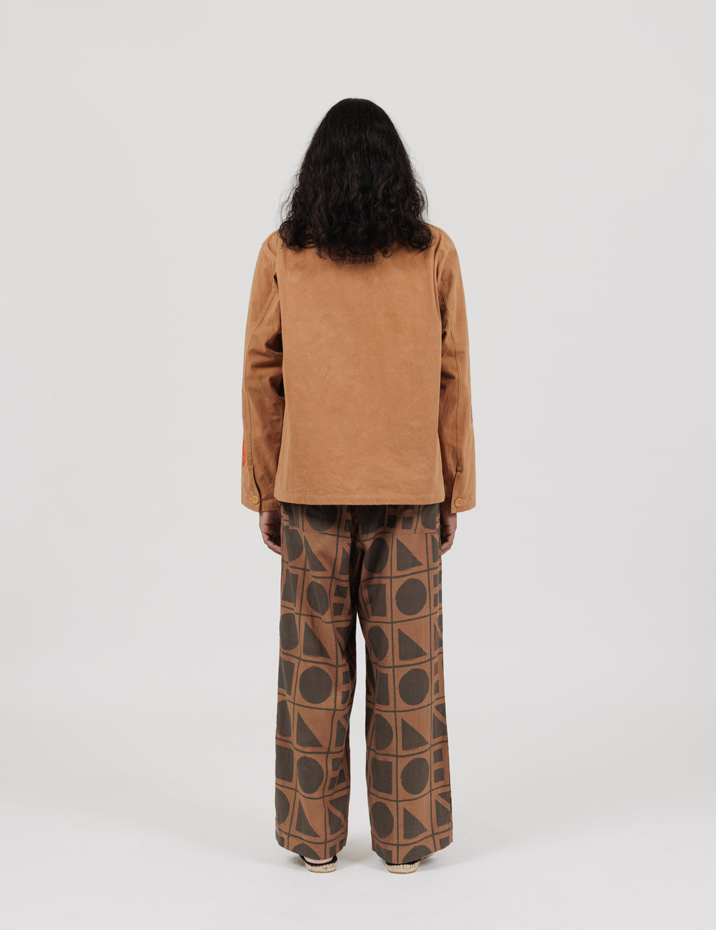 Natural Dyed Work Jacket (Light Brown)