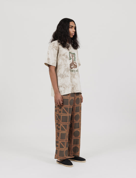 Tree Of Life Short Sleeve T-Shirts (White x Light Grey)