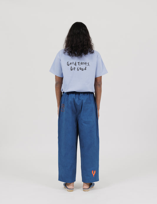 Natural Dyed Work Pants (Indigo)