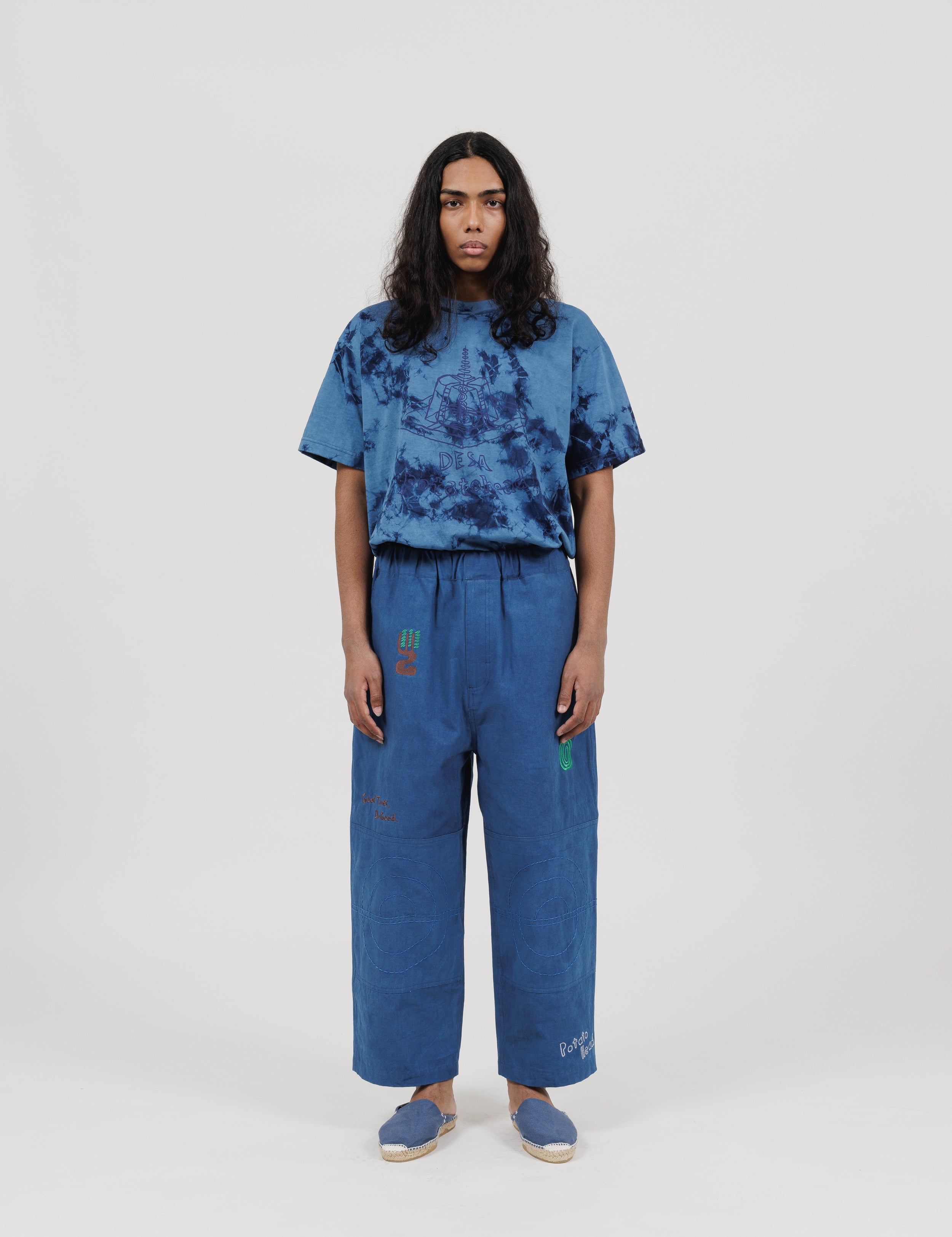 Desa Potato Head Short Sleeve T-Shirts (Indigo)