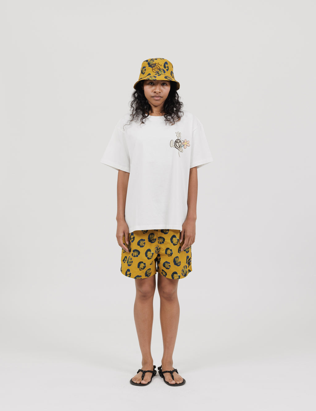 Eco Friends-Bli Made Short Sleeve T-Shirts (Off White)