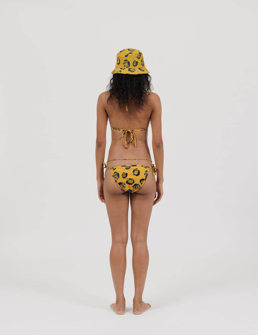 Printed Bikini (Animal Mustard)