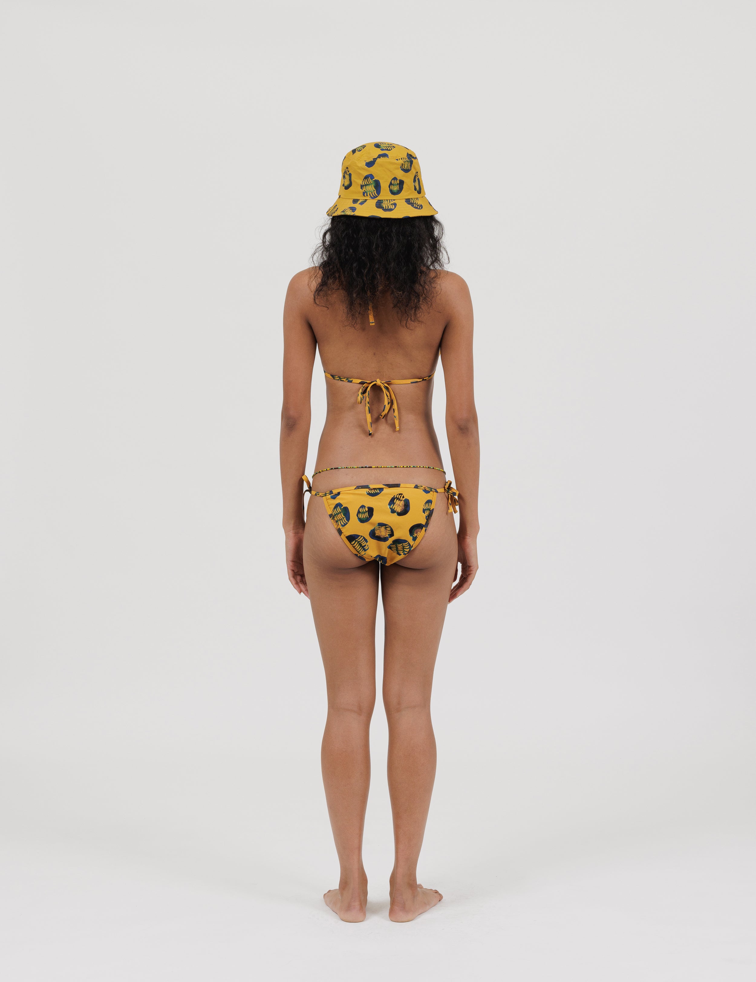 Printed Bikini (Animal Mustard)