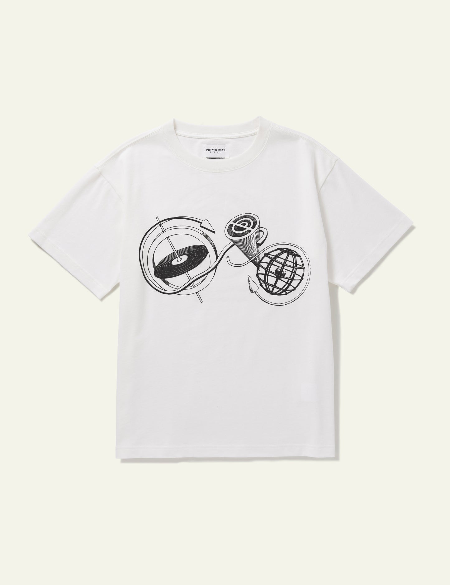 Good Times, Do Good Short Sleeve Printed T-Shirt (White)