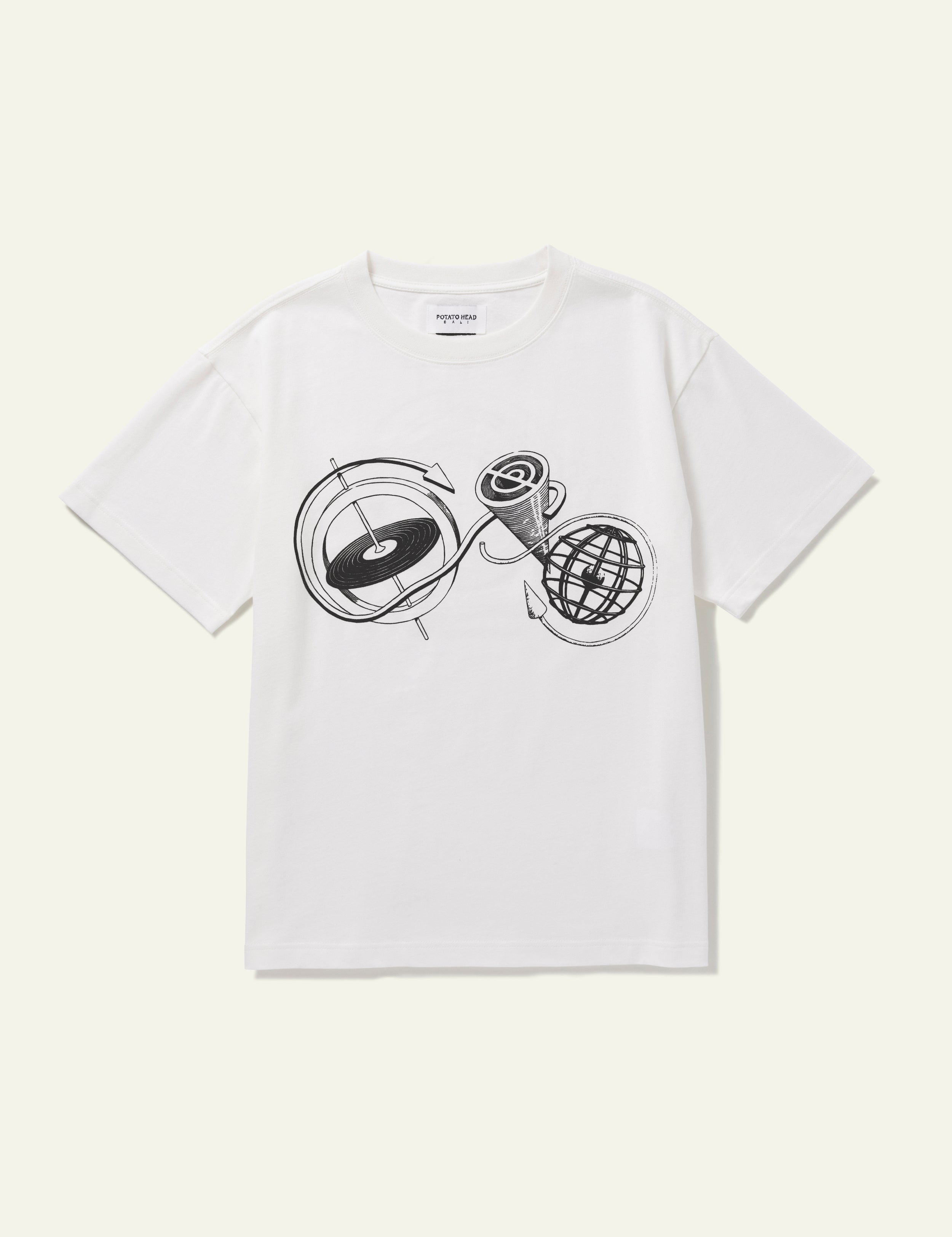 Good Times, Do Good Short Sleeve Printed T-Shirt (White)
