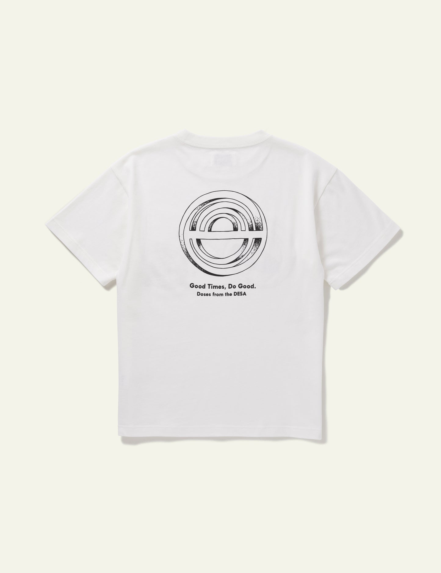 Good Times, Do Good Short Sleeve Printed T-Shirt (White)