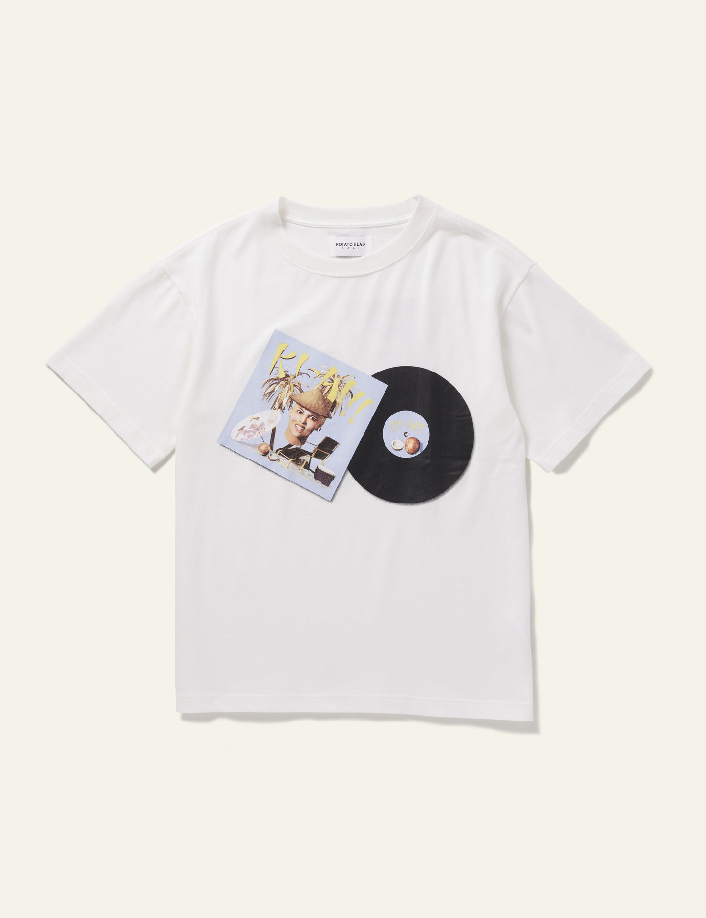 Ki-Ai Short Sleeve Printed T-Shirt (White)