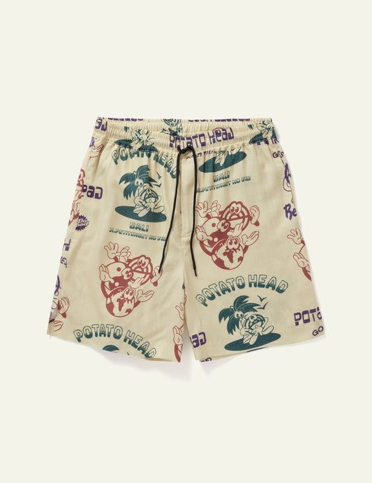 Bli Made Shorts (Light Yellow)