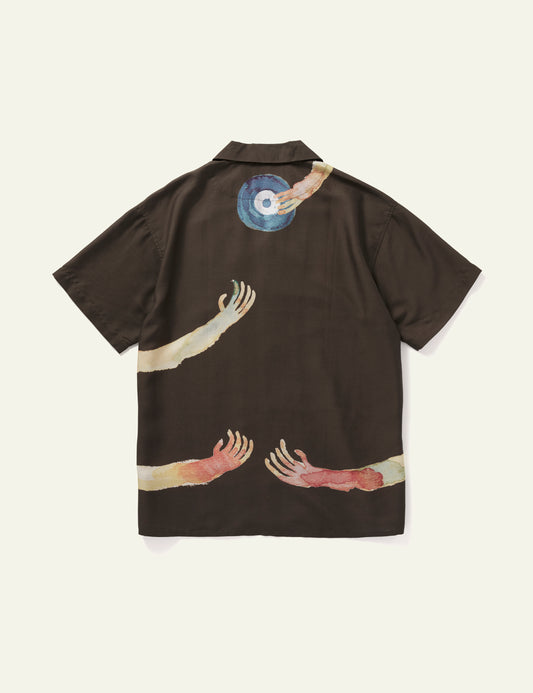 Bali's Monkey Short Sleeve Shirt (Olive)