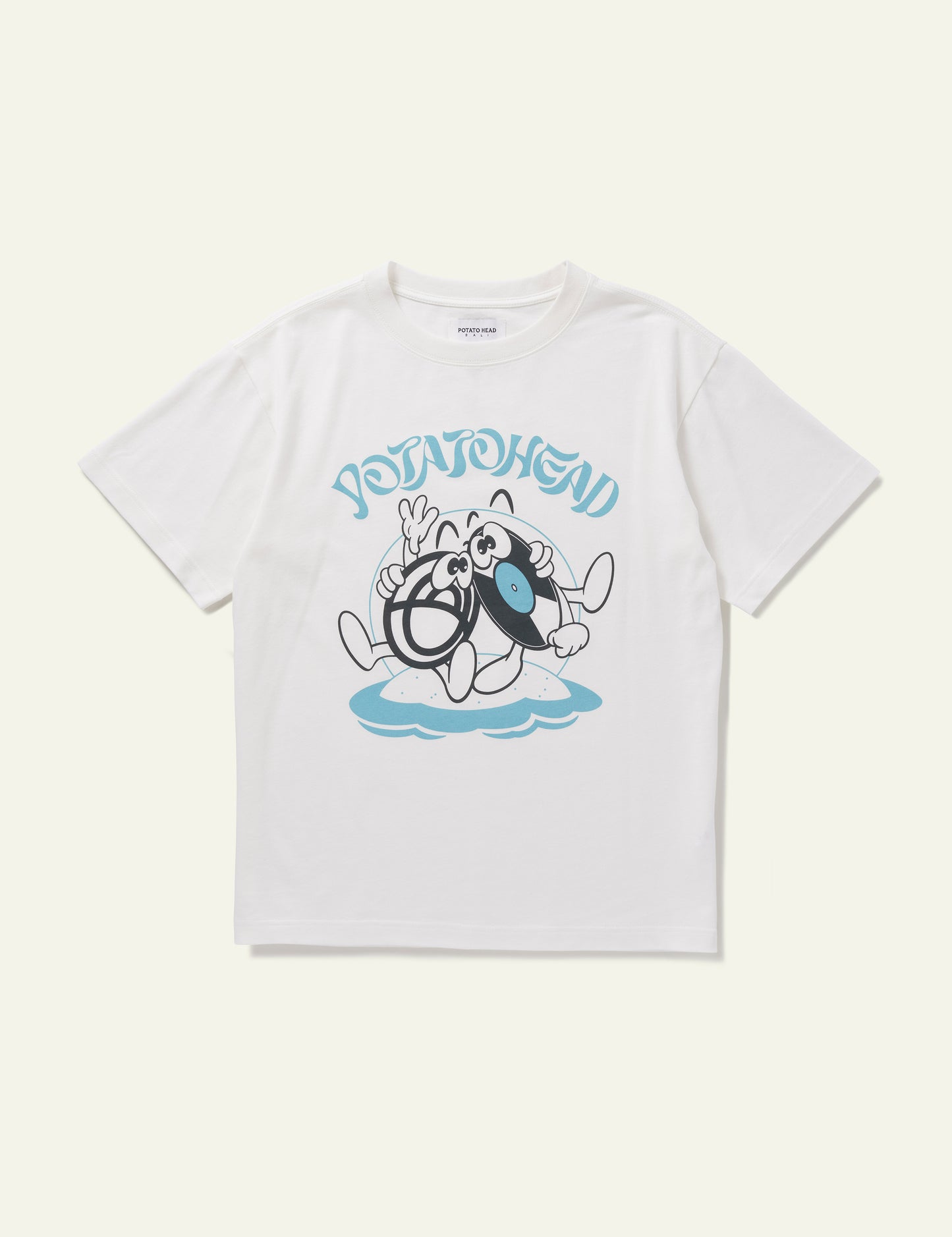 Bli Made Short Sleeve Printed T-Shirt (White)