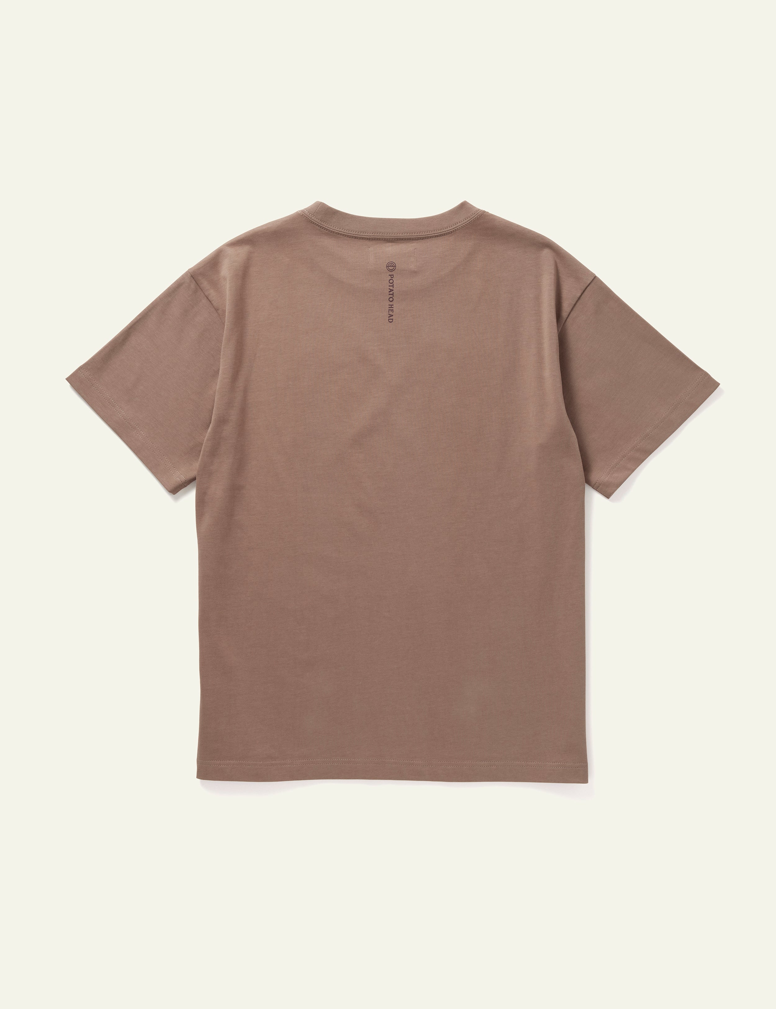 Bli Made Short Sleeve Printed T-Shirt (Brown)