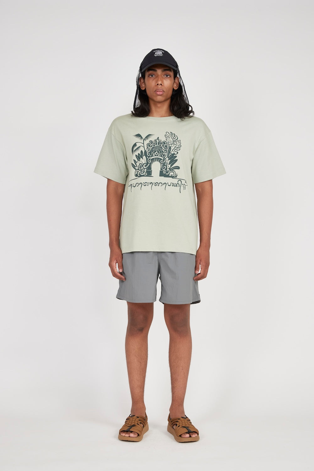 Desa Short Sleeve Printed T-Shirt (Green)