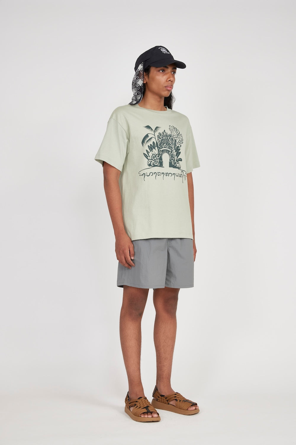 Desa Short Sleeve Printed T-Shirt (Green)