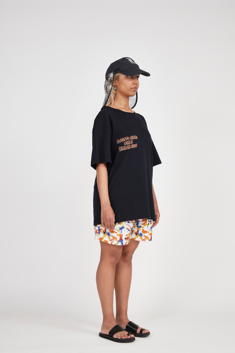 Bali Short Sleeve Printed T-Shirt (Black)