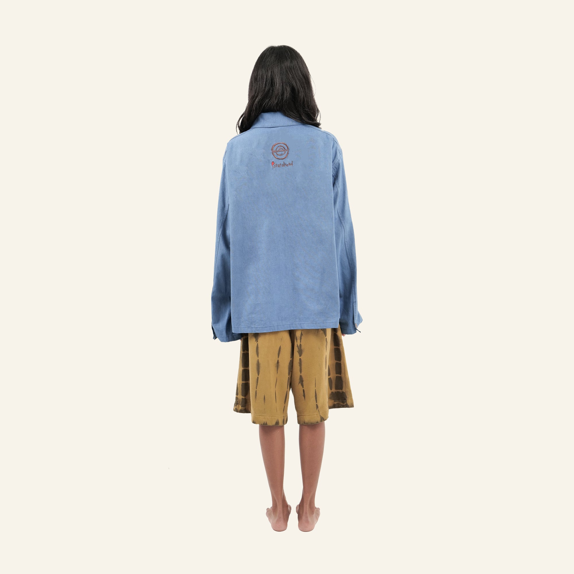 Natural Dyed Work Jacket (Indigo)