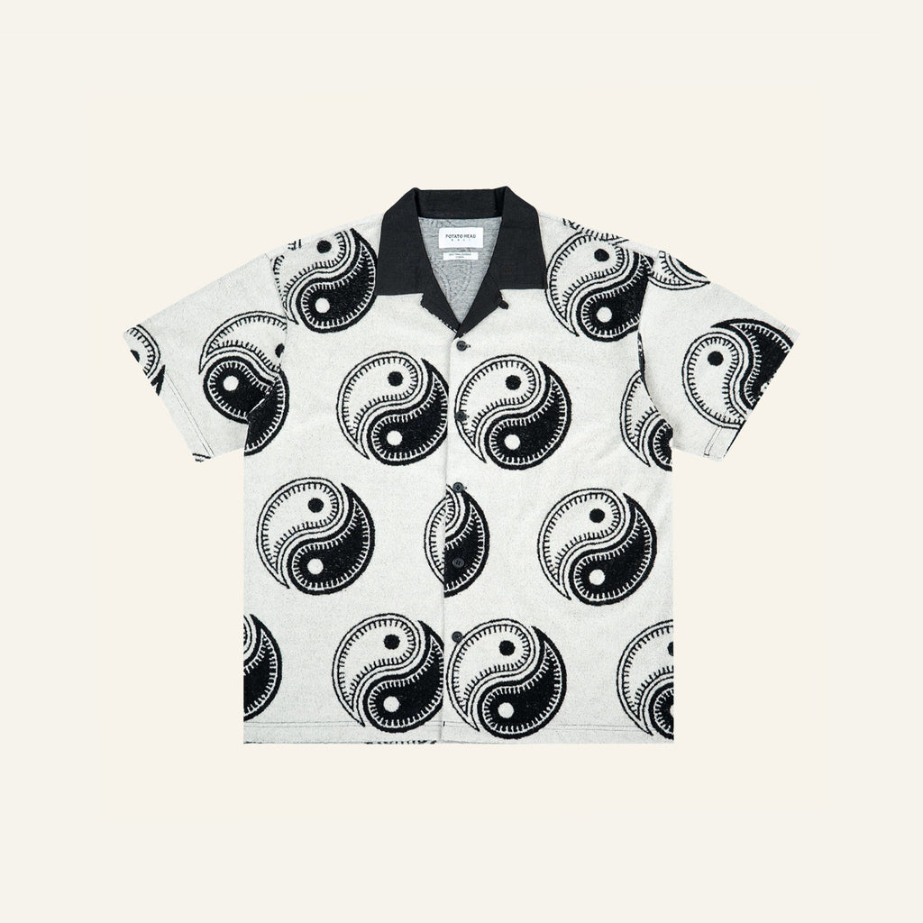 Yin Yang Beach Pile Shirt (Black)