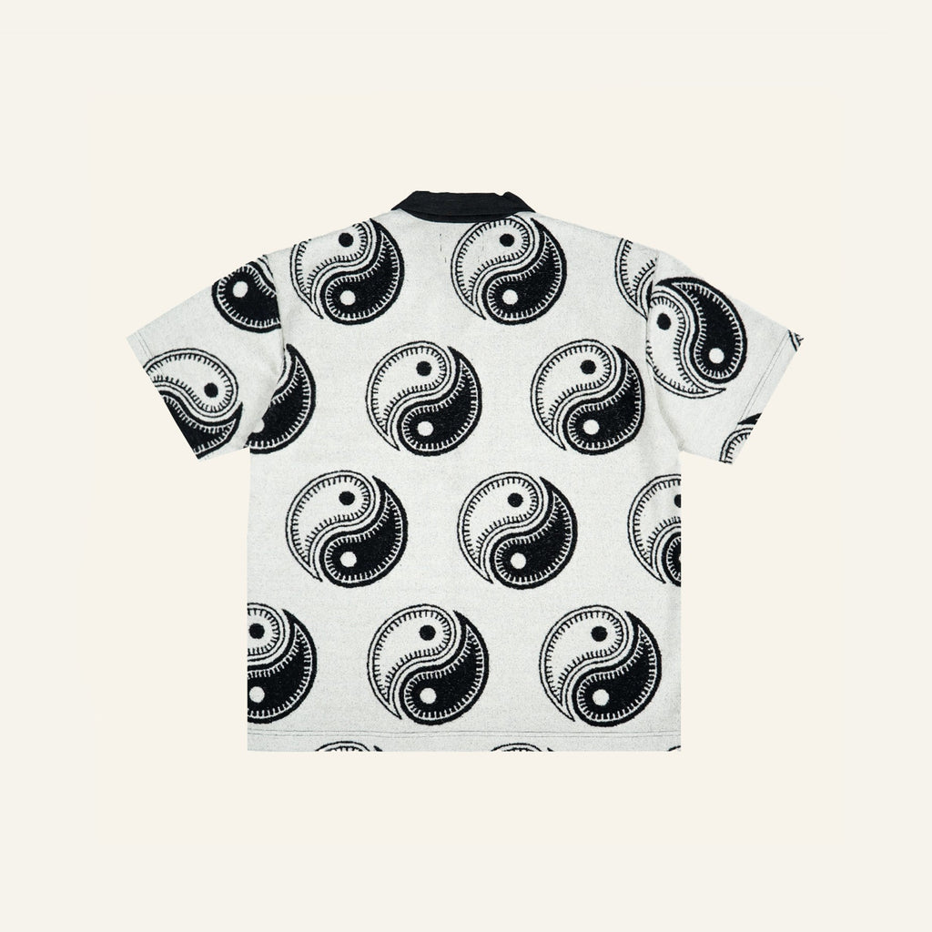 Yin Yang Beach Pile Shirt (Black)