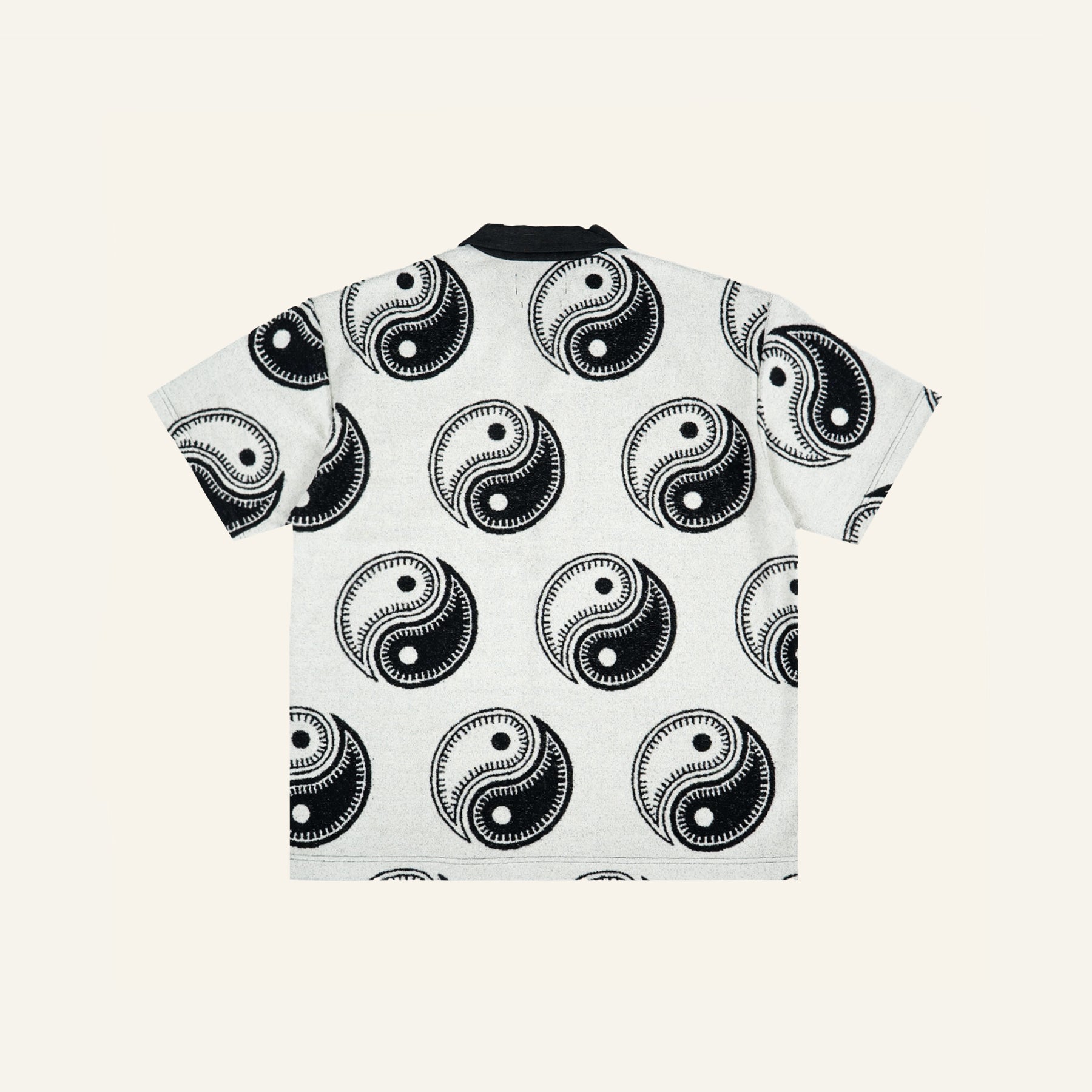 Yin Yang Beach Pile Shirt (Black)