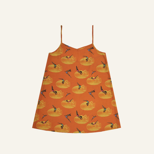 Dive In Slip Dress (Orange)