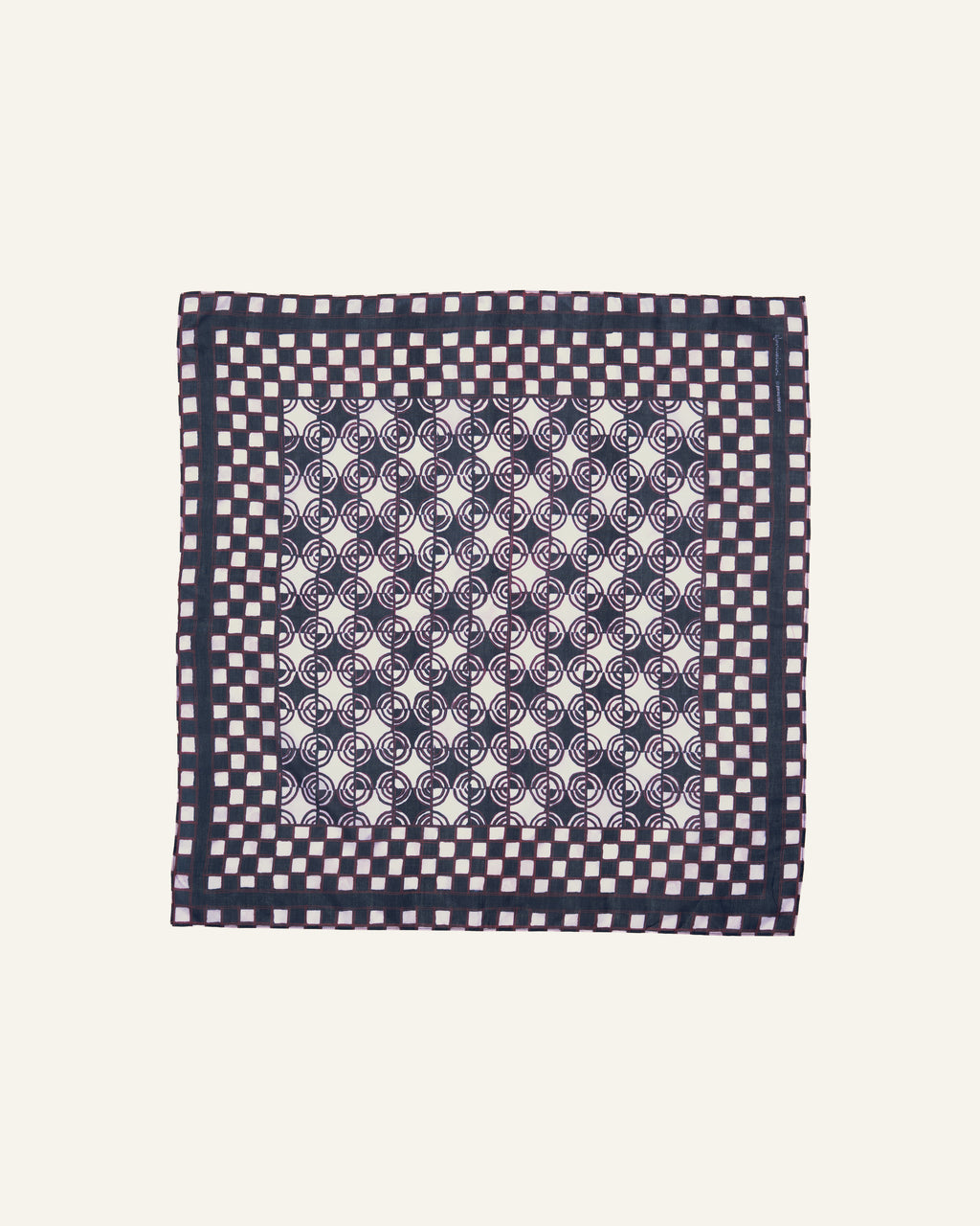 Framed Batik Scarf