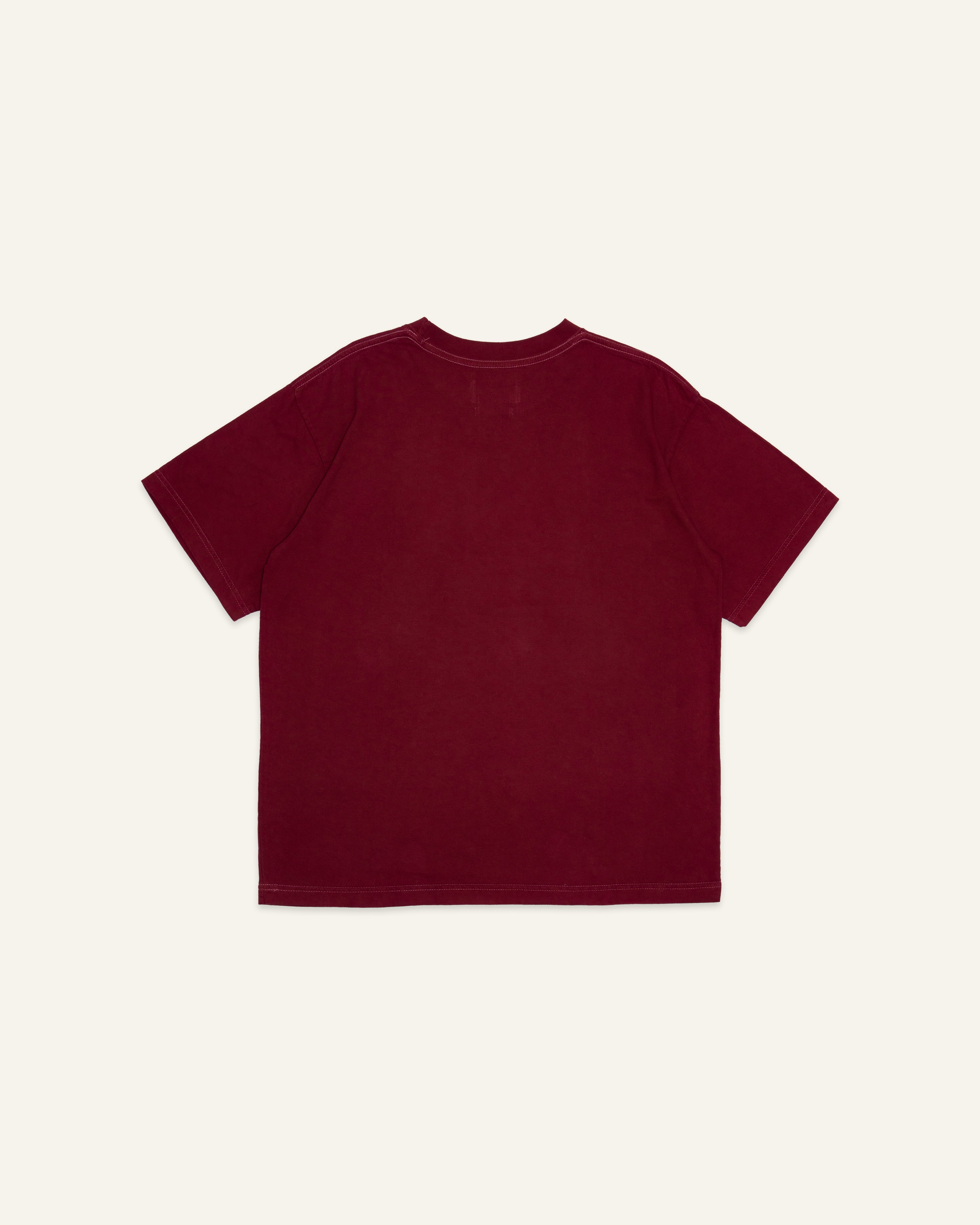 Gapura Plant Dye T-Shirt Burgundy