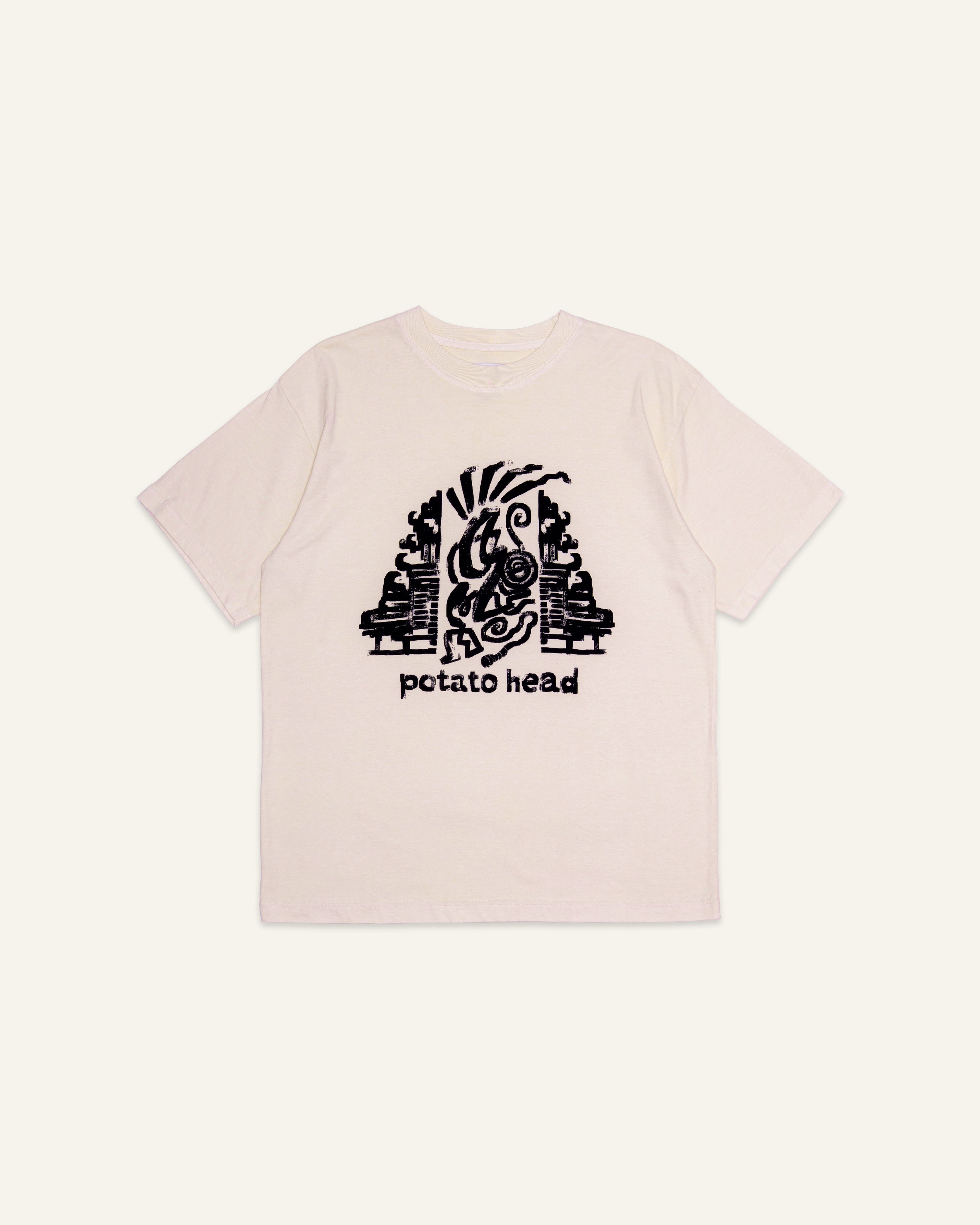 Gapura Plant Dye T-Shirt Natural