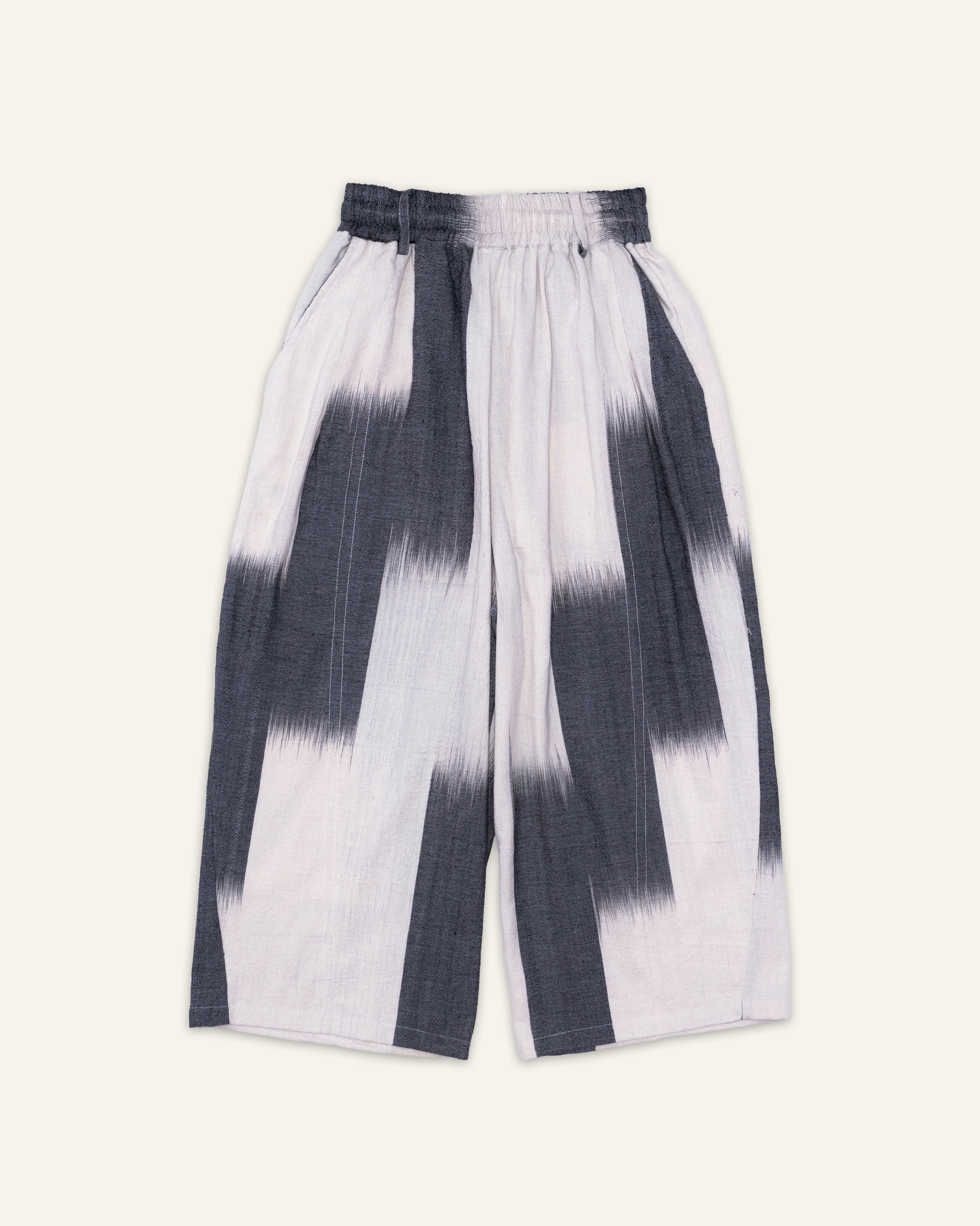 Ikat Curve Trousers Off White