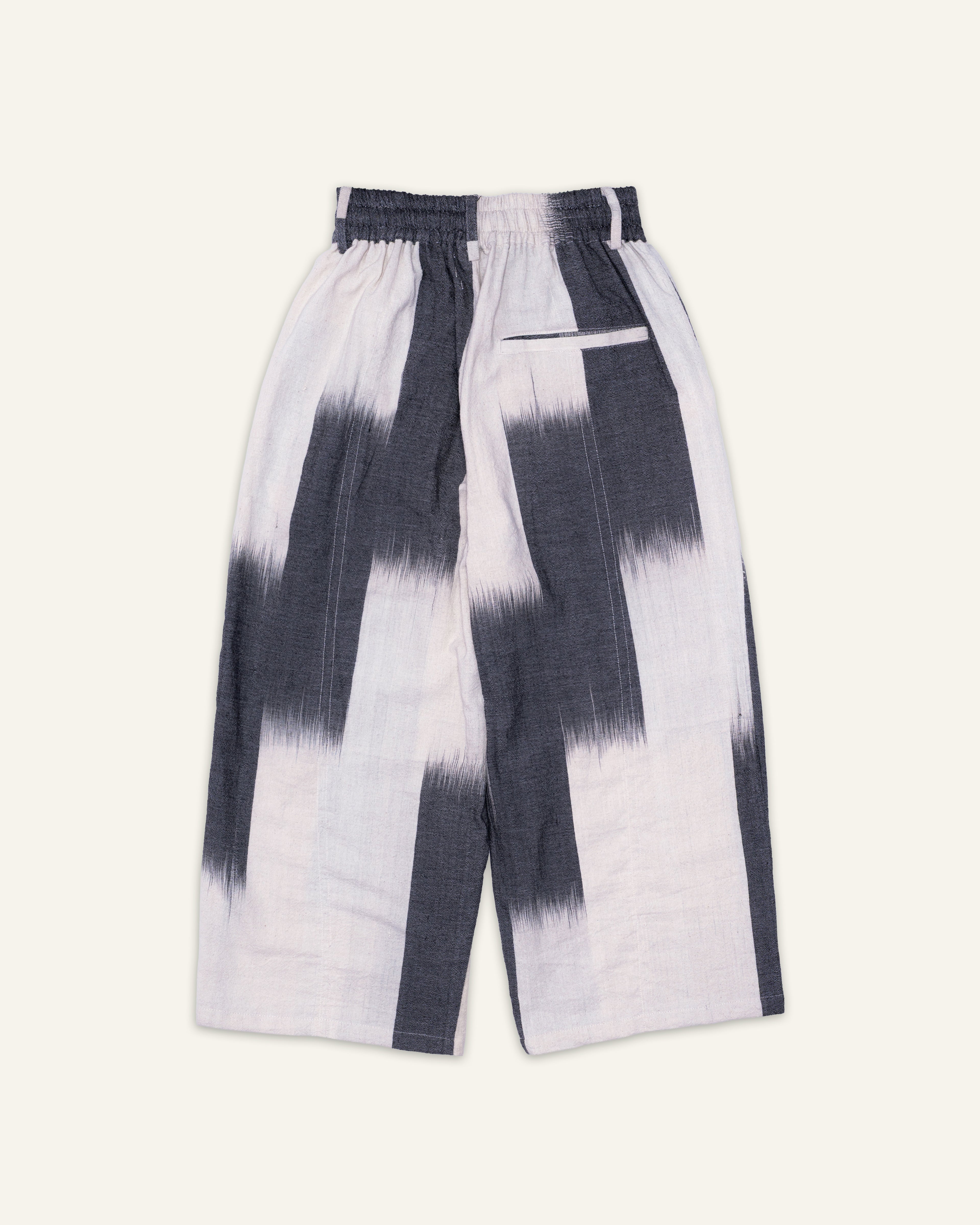 Ikat Curve Trousers Off White