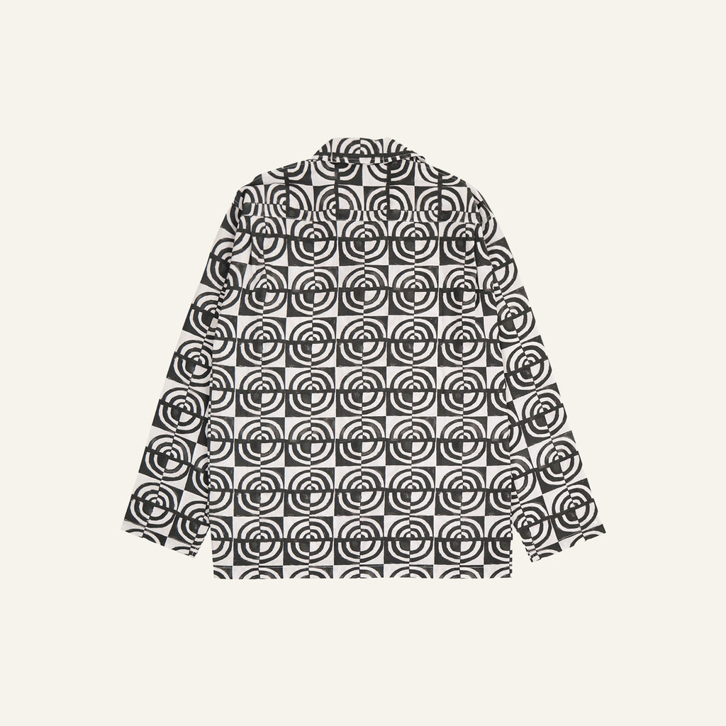 Monogram Block Print Sack Jacket