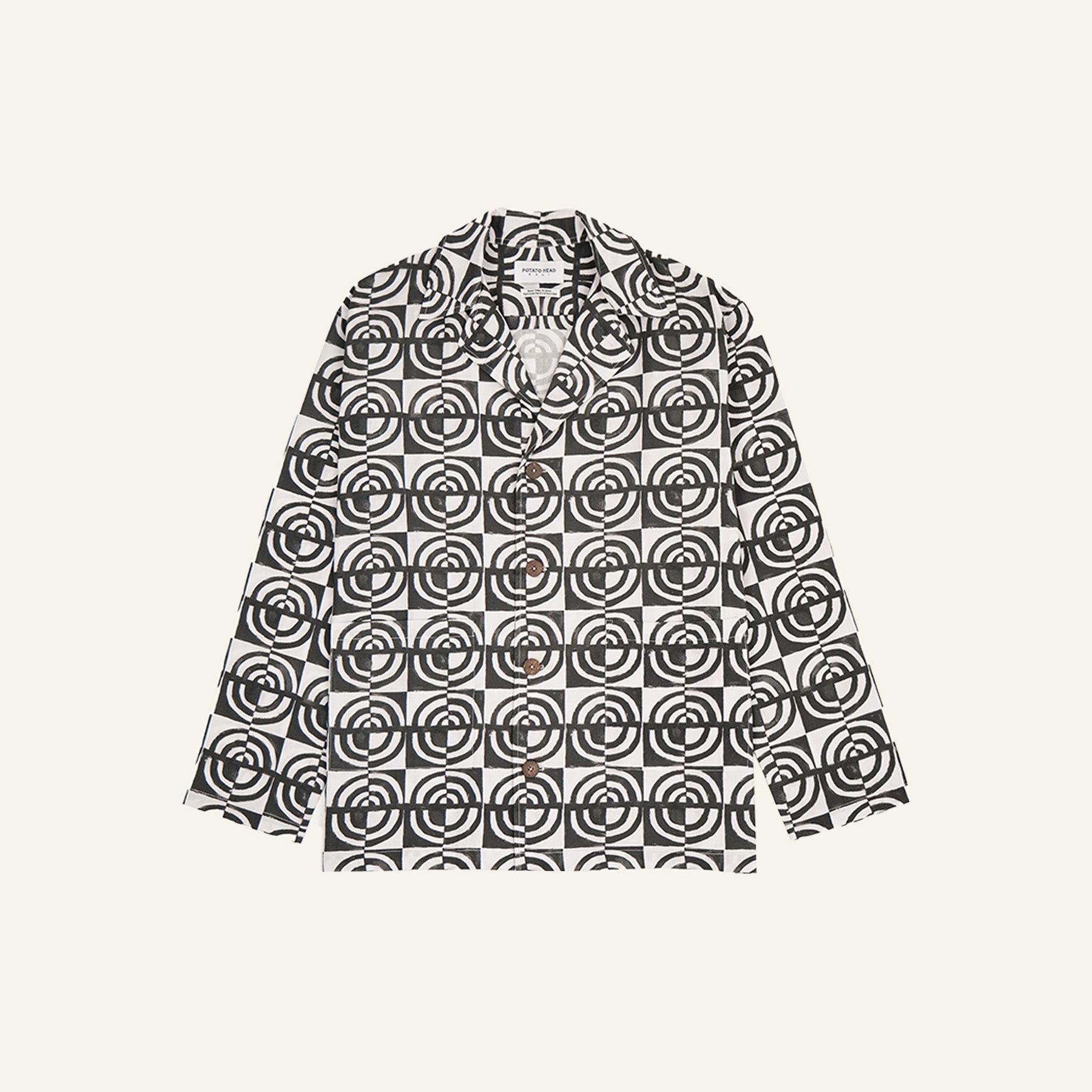 Monogram Block Print Sack Jacket
