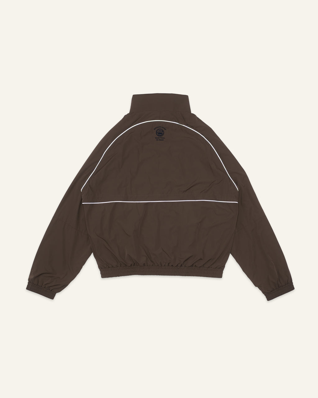 Nylon Track Jacket Olive