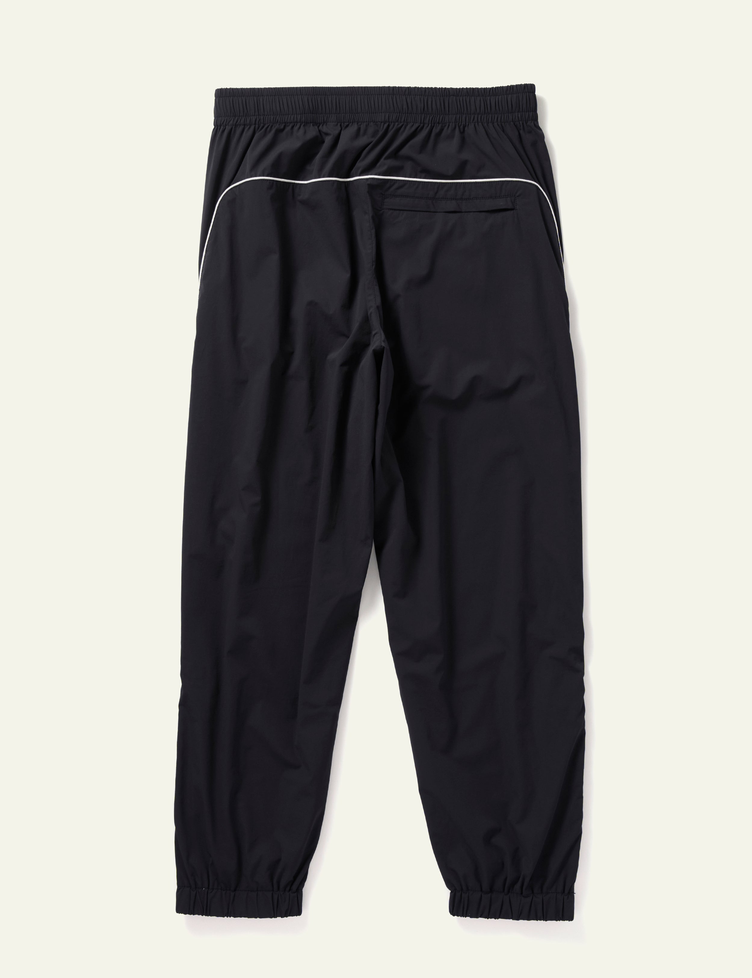 Nylon Track Pants Black